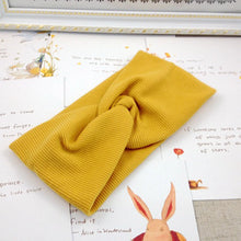 Load image into Gallery viewer, 2020 Women Headband Cross Top Knot Elastic Hair Bands Soft Solid Girls Hairband Hair Accessories Twisted Knotted Headwrap

