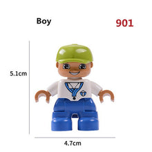 Load image into Gallery viewer, Big Size Diy Building Blocks Swing Dinosaurs Figures Animal Accessories Compatible With Duploed Bricks Toys For Children Gift
