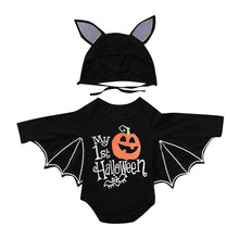 Load image into Gallery viewer, Autumn Newborn Halloween Costume For Baby Boys Girls Clothes Halloween Cosplay Costume Romper Jumpsuits+hat Halloween Outfits
