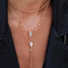 Load image into Gallery viewer, Bohemian Multi Layered Necklace for Women Vintage Portrait Coin Star Moon Pendant Necklace Geometric Collier Collares
