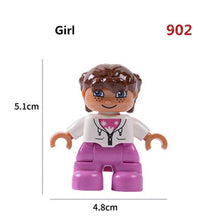 Load image into Gallery viewer, Big Size Diy Building Blocks Swing Dinosaurs Figures Animal Accessories Compatible With Duploed Bricks Toys For Children Gift
