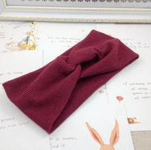Load image into Gallery viewer, 2020 Women Headband Cross Top Knot Elastic Hair Bands Soft Solid Girls Hairband Hair Accessories Twisted Knotted Headwrap
