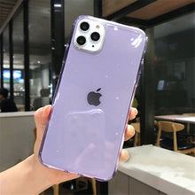 Load image into Gallery viewer, Lovebay Transparent Glitter Candy Color Phone Case For iPhone 11 Pro X XR XS Max 7 8 6 6s Plus Shockproof Clear Soft Back Cover
