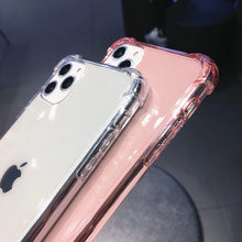 Load image into Gallery viewer, Lovebay Shockproof Bumper Transparent Silicone Phone Case For iPhone 11 Pro 7 8 6S Plus SE 2020 X XR XS Max TPU Protection Cover

