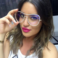 Load image into Gallery viewer, Blue light Reading Glasses Ultralight Square Clear Lens Presbyopic Eyeglasses Women&amp;Men Hyperopia Eyewear FML
