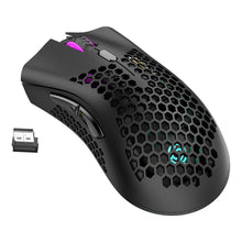 Load image into Gallery viewer, ALLOYSEED BM600 2.4GHz Wireless Mouse 2400DPI Adjustable RGB Backlit Honeycomb USB Optical Gaming Mouse Gamer Mice For Laptop PC
