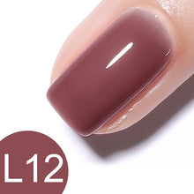 Load image into Gallery viewer, GDCOCO New Arrival Jelly Gel Nude Color Nail Gel Polish Glitter Color Transparent Clear Nail Varnish Soak off UV LED Gel Varnish
