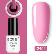 Load image into Gallery viewer, ROSALIND Gel Polish Set UV Vernis Semi Permanent Primer Top Coat 7ML Poly Varnish Gel Nail Art Manicure Gel Lak Polishes Nails
