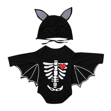 Load image into Gallery viewer, Autumn Newborn Halloween Costume For Baby Boys Girls Clothes Halloween Cosplay Costume Romper Jumpsuits+hat Halloween Outfits
