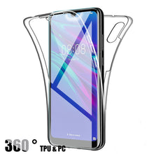 Load image into Gallery viewer, Full Body 360 Silicone Front Back Case For Xiaomi Redmi 8 8A Note 8 7 6 Pro MI 9t Shockproof Cover For Redmi 7 7A 4x Phone Case
