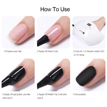 Load image into Gallery viewer, UR SUGAR Nude Glitter Gel Nail Polish Varnish Pink Rose Gold Shimmer Soak Off UV LED Nails Gel varnish  7.5ml
