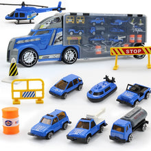 Load image into Gallery viewer, Agnicy Children's Large Tractor Truck Dinosaur Transport Truck Storage Portable Car Model Toys
