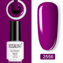 Load image into Gallery viewer, ROSALIND Gel Polish Set UV Vernis Semi Permanent Primer Top Coat 7ML Poly Varnish Gel Nail Art Manicure Gel Lak Polishes Nails
