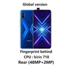 Load image into Gallery viewer, global version Honor 9x Smart Phone 48MP triple Cameras nfc 4000mAh 6.59 inch Full Screen GPU Turbo MobilePhone
