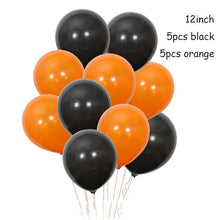 Load image into Gallery viewer, Scary Halloween Pumpkin Ghost Spider Confetti Balloon Latex Happy Halloween Decoration Kids Air Baloons Birthday Party Supplies
