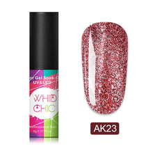 Load image into Gallery viewer, WHID CHIC Thermal Glitter Soak Off UV Gel Polish Sparkling Temperature Color-changing Varnish Gel Nail Art varnish Decor
