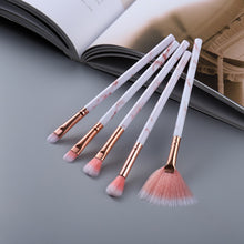 Load image into Gallery viewer, FLD5/15Pcs Makeup Brushes Tool Set Cosmetic Powder Eye Shadow Foundation Blush Blending Beauty Make Up Brush Maquiagem
