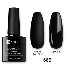 Load image into Gallery viewer, UR SUGAR Nude Glitter Gel Nail Polish Varnish Pink Rose Gold Shimmer Soak Off UV LED Nails Gel varnish  7.5ml
