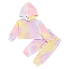 Load image into Gallery viewer, Autumn Newborn Baby Boy Girls Clothes Long Sleeve Tie Dye Print Hoodies+Long Pants Toddler Kids Children Tracksuits Clothing Set
