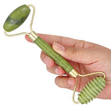 Load image into Gallery viewer, 1pc 8 Sizes Facial Massage Roller Plate Double/Single Heads Jade Stone Massager Eye Face Neck Thin Lift Relax Slimming Tools
