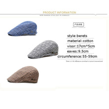 Load image into Gallery viewer, Mens Casual Gatsby Ivy Hat Outdoors Golf Driving Flat Beret Cabbie Driver Newsboy Cap
