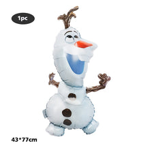 Load image into Gallery viewer, 1pc Frozen Olaf Foil Balloons Birthday Party Decorations kids Olaf Foil Balloon Cartoon Cute Snowman For Kids Birthday party toy
