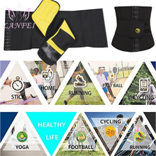 Load image into Gallery viewer, LANFEI Mens Thermo Neoprene Body Shaper Waist Trainer Belt Slimming Corset Waist Support Sweat Cinchers Underwear Modeling Strap
