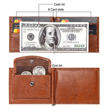 Load image into Gallery viewer, Fashion Men Wallet Casual Multi-card Position Credit Card Holder Ultra Thin Coin Purse For Men Portable Bifold Male Clutch Bag
