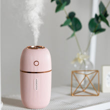 Load image into Gallery viewer, M Humidifier 300ML Ultrasonic USB Aroma Essential Oil Diffuser Romantic Color Night Lamp Mist Maker Humidificador Portable
