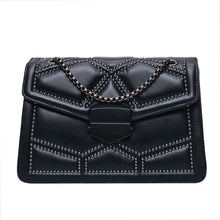 Load image into Gallery viewer, Rivet Chain Brand Designer PU Leather Crossbody Bags For Women 2021 Simple Fashion Shoulder Bag Lady Luxury Small Handbags
