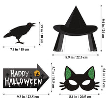 Load image into Gallery viewer, Amosfun 20PCS Halloween Party Photo Booth Accessory Camera Film Shooting Props Creative Party Supplies  A5
