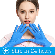 Load image into Gallery viewer, 100Pcs Disposable Gloves Latex For Home Work Cleaning Rubber Garden Food Cosmetic Anti Infection Universal Left Right Hand
