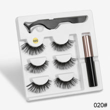 Load image into Gallery viewer, Magnetic Eyelashes Eyeliner Eyelash Curler Set5 Magnet Natural Long Magnetic False Eyelashes With Magnetic Eyeliner SEXYSHEEP
