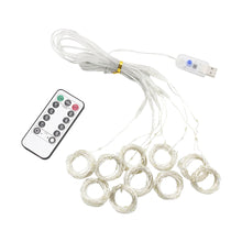 Load image into Gallery viewer, 3M LED Curtain Garland on the Window USB String Lights Fairy Festoon Remote Control New Year Christmas Decorations for Home Room
