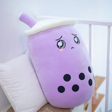 Load image into Gallery viewer, real-life bubble tea plush toy stuffed food milk tea soft doll boba fruit tea cup pillow cushion kids toys birthday gift
