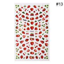 Load image into Gallery viewer, Flower Series Nail Water Decal Stickers Sakura Daisy Lavender Floral Pattern Transfer Sticker  Nail Art Decoration
