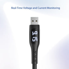 Load image into Gallery viewer, UMIDIGI Uline USB Type C Cable with LED Display Timer Auto Power Off  for UMIDIGI Xiaomi Huawei Samsung Smartphone Fast Charging
