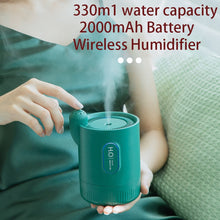 Load image into Gallery viewer, 330ML Mini Cactus Air Humidifier 2000mAh Rechargeable Battery USB Portable Ultrasonic Cool Mist Aroma Essential Oil Diffuser
