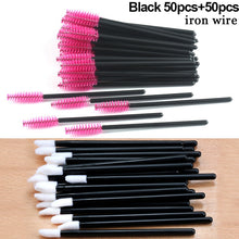 Load image into Gallery viewer, Eyelash Extension Disposable Eyebrow brush Mascara Wand Applicator Spoolers Eye Lashes Cosmetic Brushes Set makeup tools
