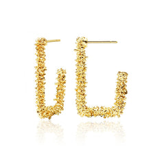 Load image into Gallery viewer, BICUX New Fashion Round Dangle Drop Korean Earrings For Women Geometric Round Heart Gold Earring Wedding Jewelry
