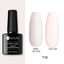 Load image into Gallery viewer, UR SUGAR Nude Glitter Gel Nail Polish Varnish Pink Rose Gold Shimmer Soak Off UV LED Nails Gel varnish  7.5ml
