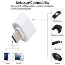 Load image into Gallery viewer, 2Pcs USB Micro OTG Adapter for Huawei Y3II Y5II Y6II Y6S Y7P Y3 Y5 Y6 2 Y7 Y9 Pro Prime Lite 2017 2018 2019 USB OTG Connector
