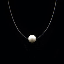 Load image into Gallery viewer, Poputton Female Transparent Fishing Line Necklace Silver Color Invisible Chain Women Rhinestone Choker Necklace Collier Femme
