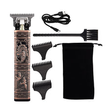 Load image into Gallery viewer, Electric Hair Clipper Rechargeable Beard Trimmer for Men Kids Barber Hair Cutting Machine Razor Cordless 0mm T-blade Cutter 45
