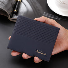 Load image into Gallery viewer, Fashion Men Wallet Casual Multi-card Position Credit Card Holder Ultra Thin Coin Purse For Men Portable Bifold Male Clutch Bag
