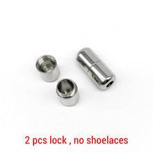 Load image into Gallery viewer, Elastic No Tie Shoelaces Semicircle Shoe Laces For Kids and Adult Sneakers Shoelace Quick Lazy Metal Lock Laces Shoe Strings
