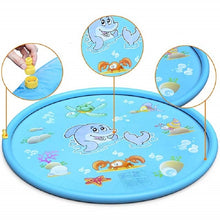 Load image into Gallery viewer, 170cm Inflatable Spray Water Cushion Summer Kids Play Water Mat Lawn Games Pad Sprinkler Play Toys Outdoor Tub Swiming Pool
