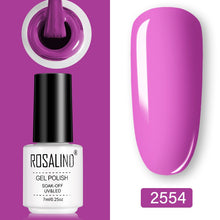 Load image into Gallery viewer, ROSALIND Gel Polish Set UV Vernis Semi Permanent Primer Top Coat 7ML Poly Varnish Gel Nail Art Manicure Gel Lak Polishes Nails
