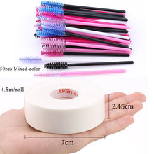 Load image into Gallery viewer, Eyelash Extension Disposable Eyebrow brush Mascara Wand Applicator Spoolers Eye Lashes Cosmetic Brushes Set makeup tools
