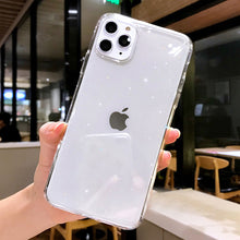 Load image into Gallery viewer, Lovebay Transparent Glitter Candy Color Phone Case For iPhone 11 Pro X XR XS Max 7 8 6 6s Plus Shockproof Clear Soft Back Cover
